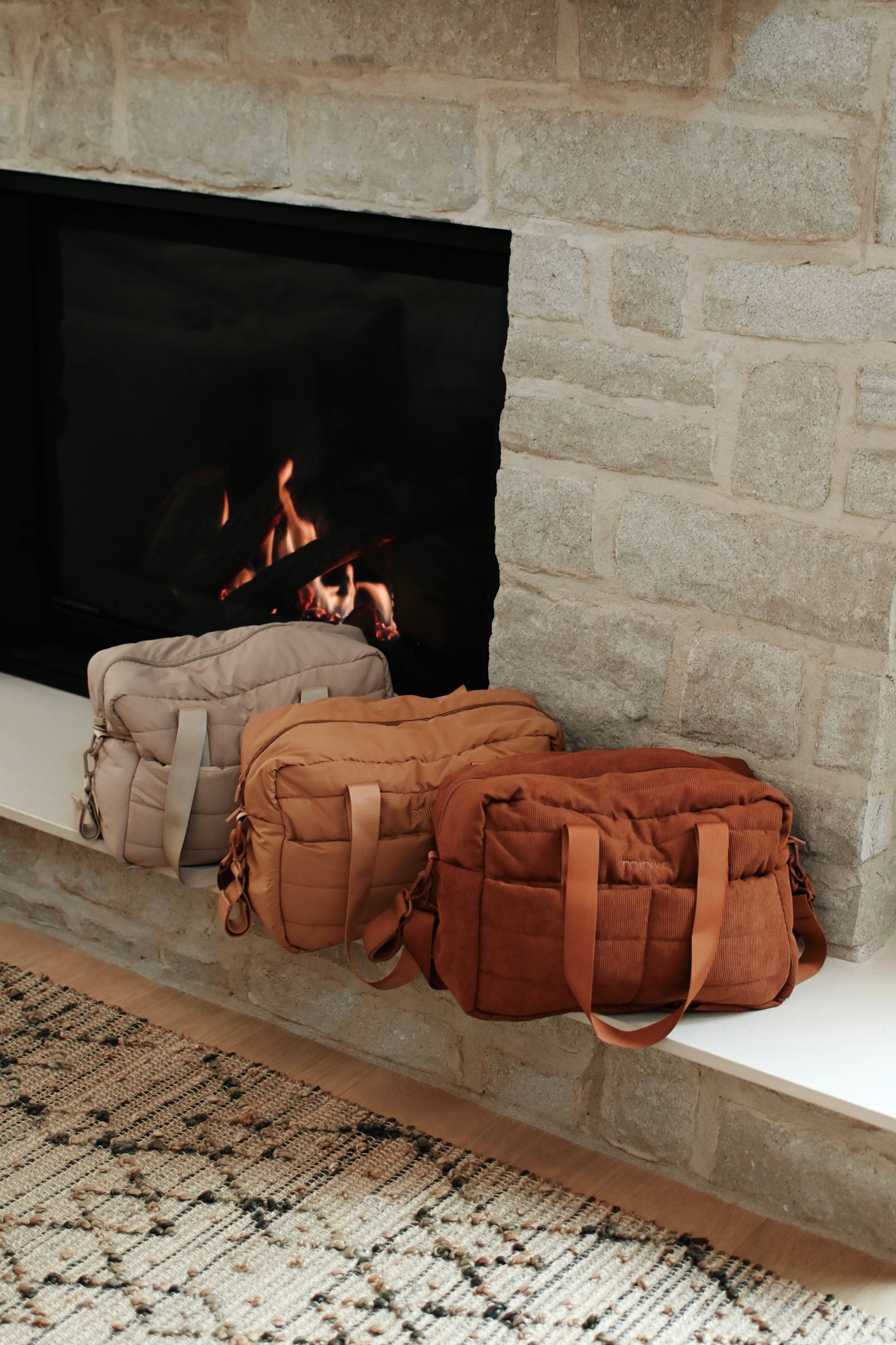 Minika – wholesale Nappy bag – Baby – Diaper bag - Rust5