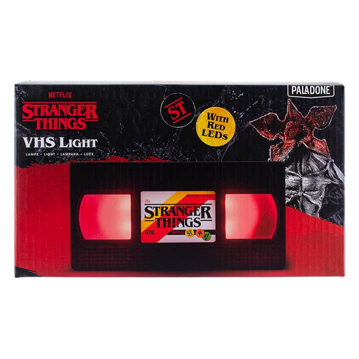 Paladone - Vente Veilleuses - Lampe avec logo VHS Stranger Things3
