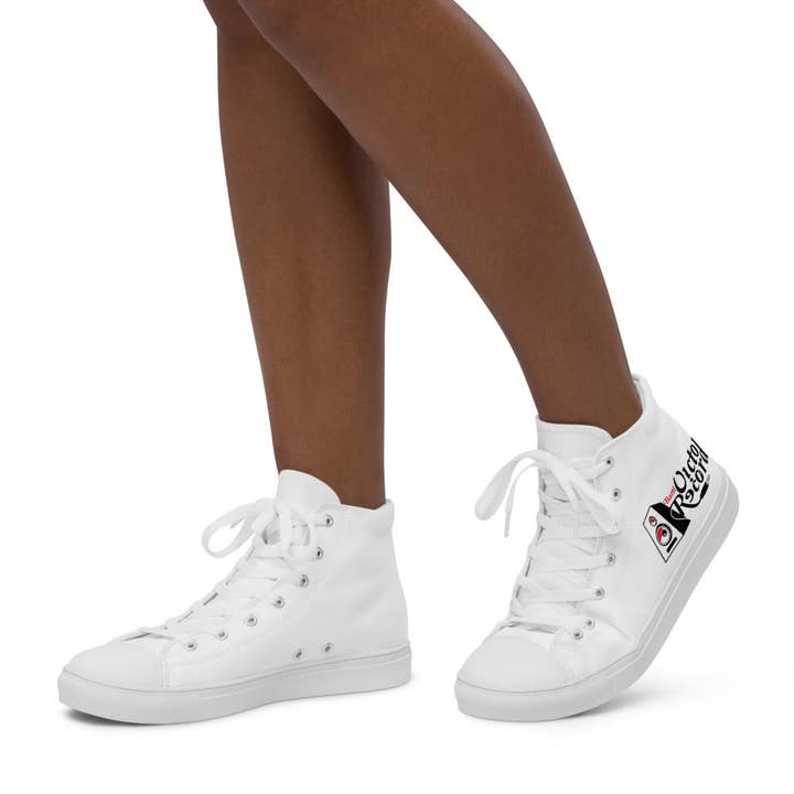Battl Victory Records - Women’s high top canvas shoes (white and other Purchase Wholesale blank canvas shoes. Free Returns & Net 60 Terms on Faire trending on Faire.