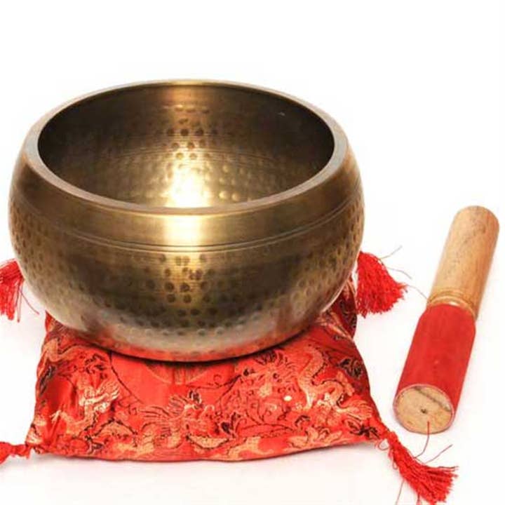R. Expo/Song of India - Wholesale Meditation Supplies - Brass Singing Bowl - 7" Diameter