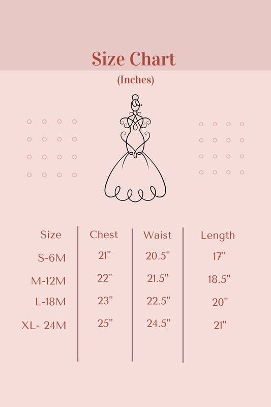 Kid's Dream - Wholesale Dress - Baby - Classic Pleated Baby Dress with Pearl & Rhinestone Trim4