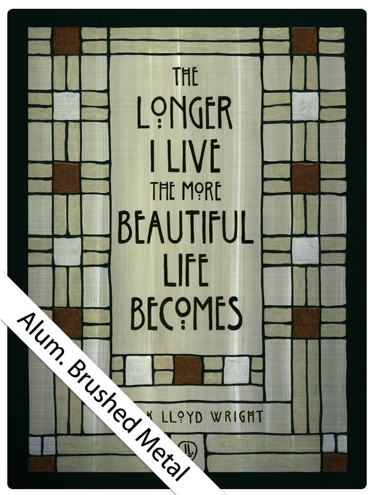 The Bungalow Craft - Wholesale Art Print - Frank Lloyd Wright - Longer I Live8