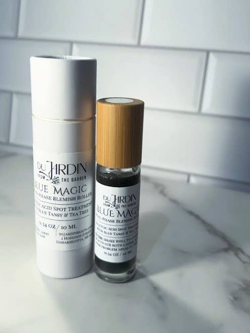 Blue Magic Dual-Phase Blemish Roller for wholesale by Du Jardin Beauty