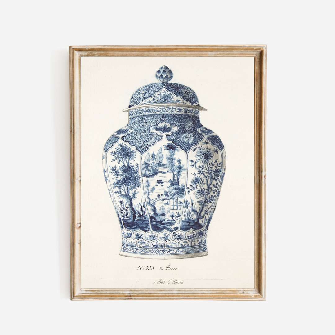 Sea to Skye - Wholesale Art Print - Chinoiserie Vase Antique Art Print4