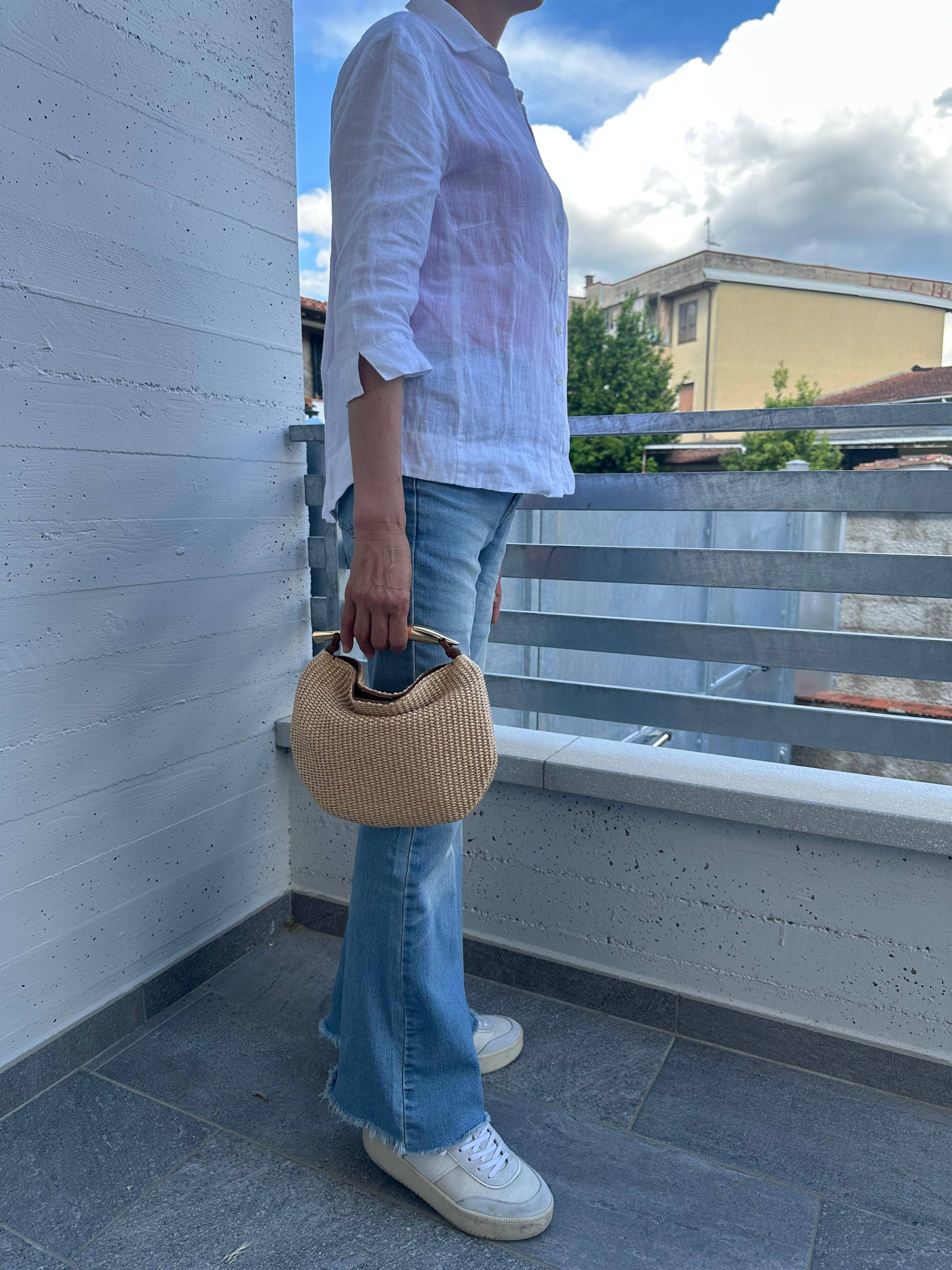 Zhade - Wholesale Top Handle Bag - Women's - TWINS raffia4