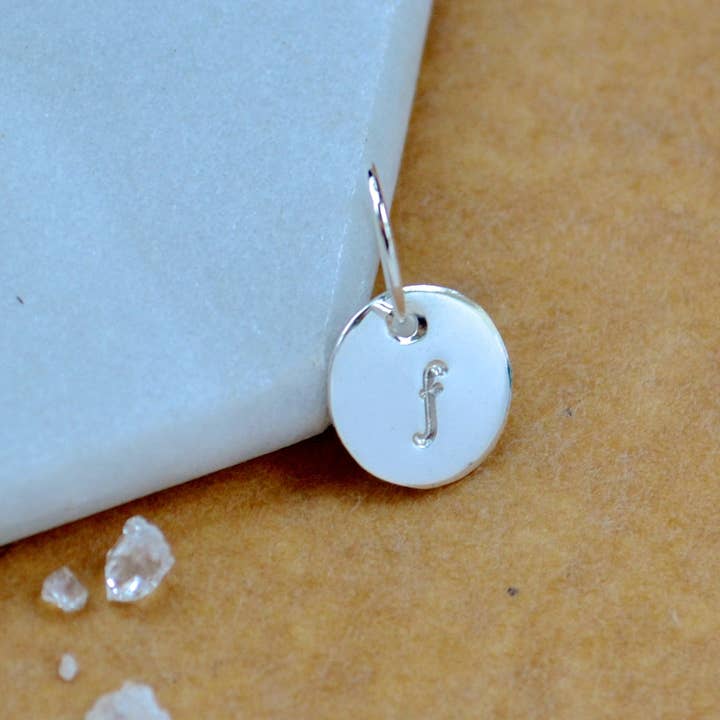 Foamy Wader - Venta al por mayor Abalorios/colgantes individuales - Set de abalorios con letra cursiva en minúscula, con letra cursiva, triple metal25