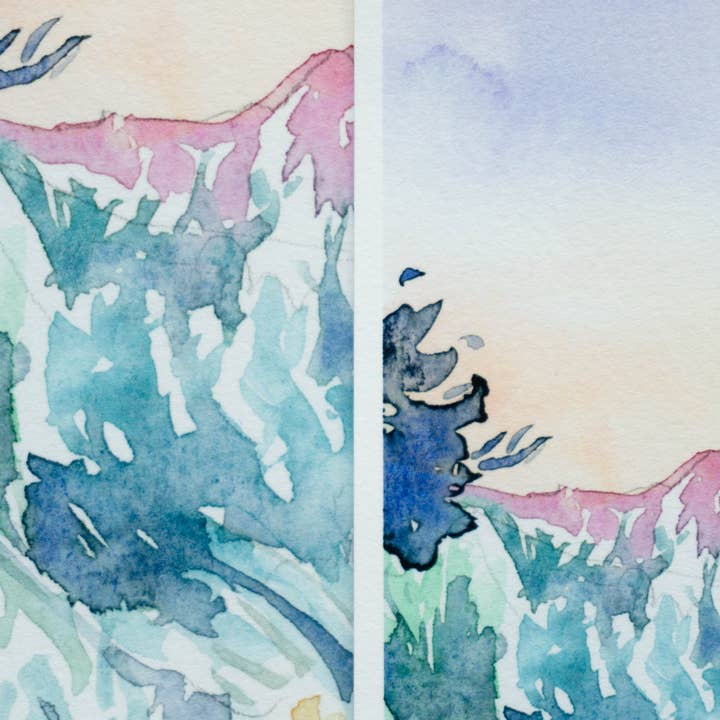 Mel K. Olrich Art - Wholesale Art Print - Southwest Colorado landscape with wildflowers and sagebrush9