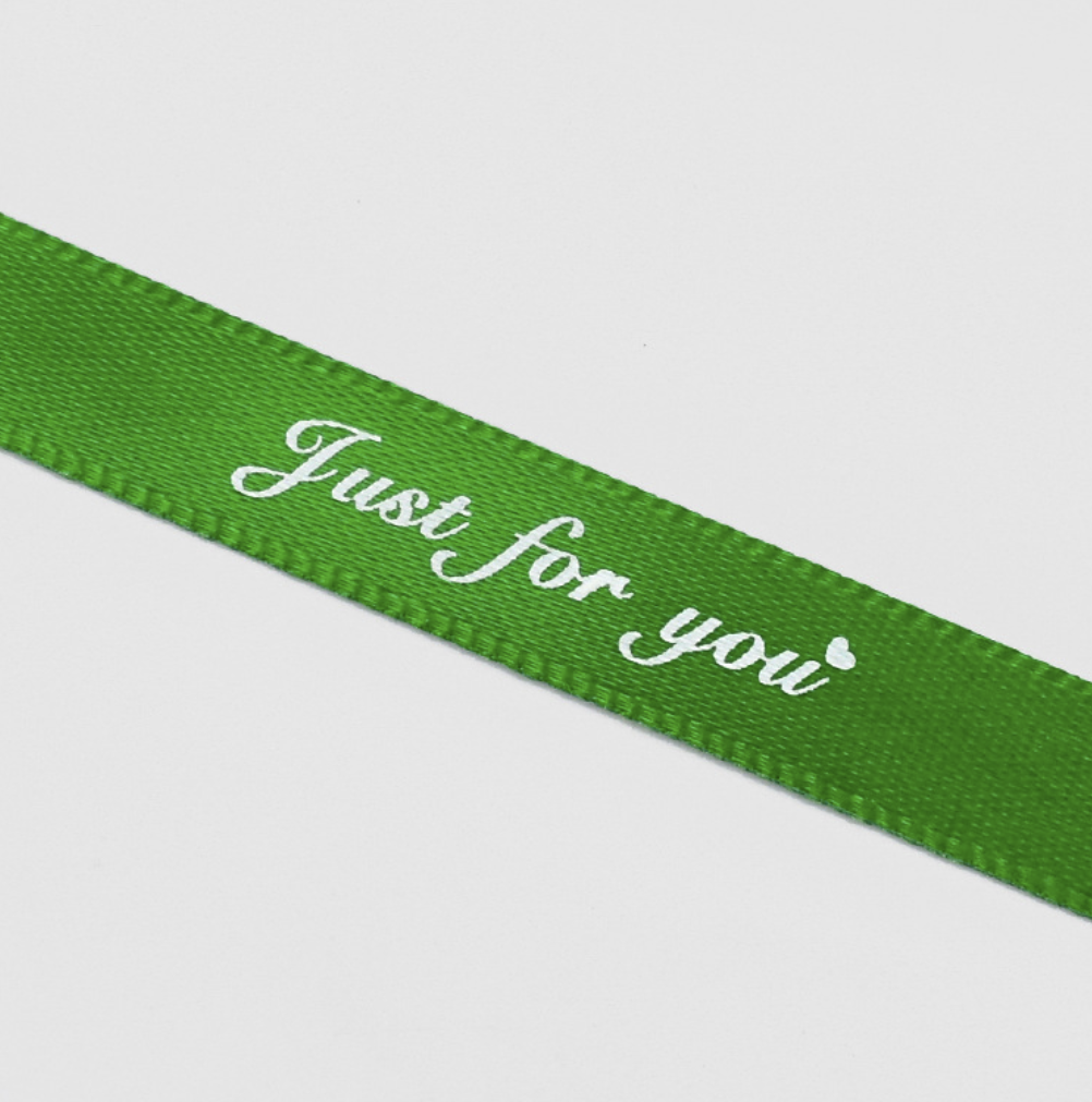 ByHome - Vente Ruban – emballage cadeau - Ruban cadeau étroit en polyester 1 cm x 46 m, « Just for You »18