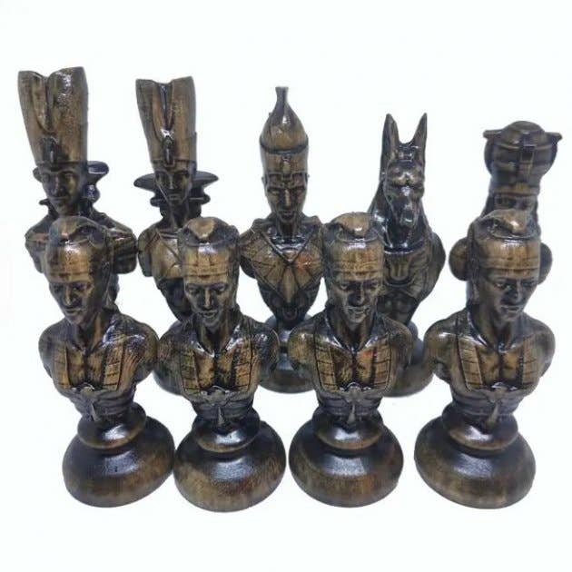 OriginalDesign - Wholesale Board Game - Wooden Chess Set Egypt handmade (55x55cm) NSSH9