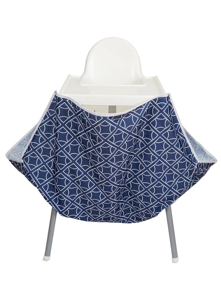 High Chair Food Catcher - Navy Blue for wholesale by Mumma's Little Helpers