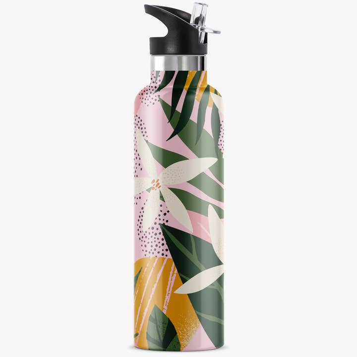 My Bougie Bottle - Wholesale Water Bottle - TIARE BLISS Island-inspired 25 oz Insulated Water Bottle 6