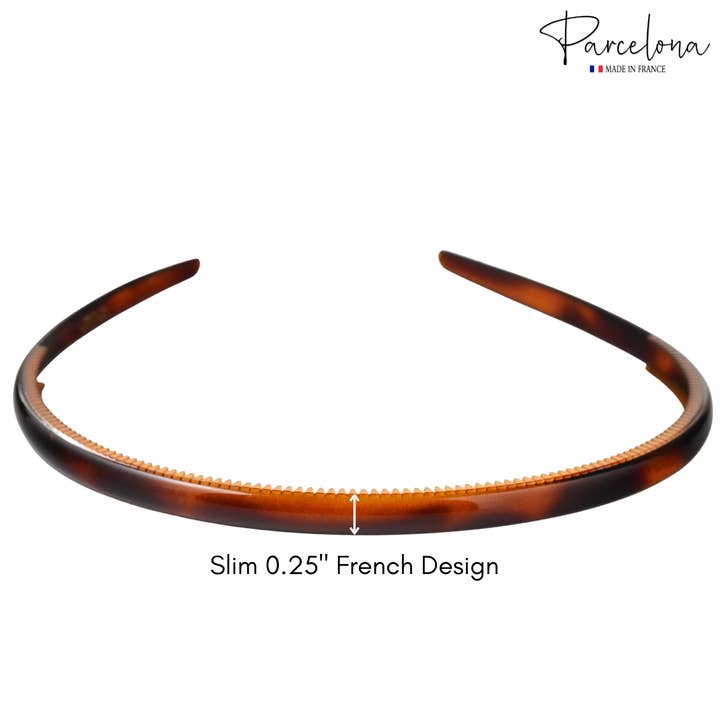 Parcelona - Wholesale Fashion Headband - Women's - Parcelona French Yoga Headband Inner Grip Teeth Hairband for Women & Men Unisex6