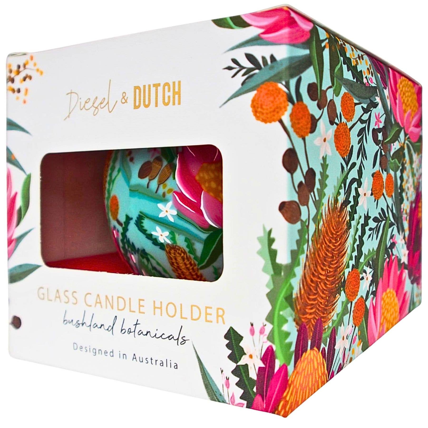 Diesel & Dutch – wholesale Tea light candles – Bushland Botanical Tealight Candle Holder2