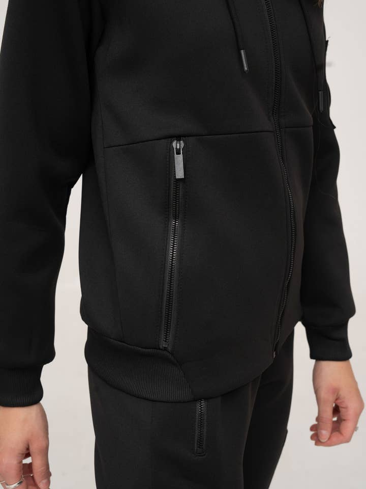 Zayne Paris - Wholesale Activewear Set - Women's - Women's jogging set with zip F011-14