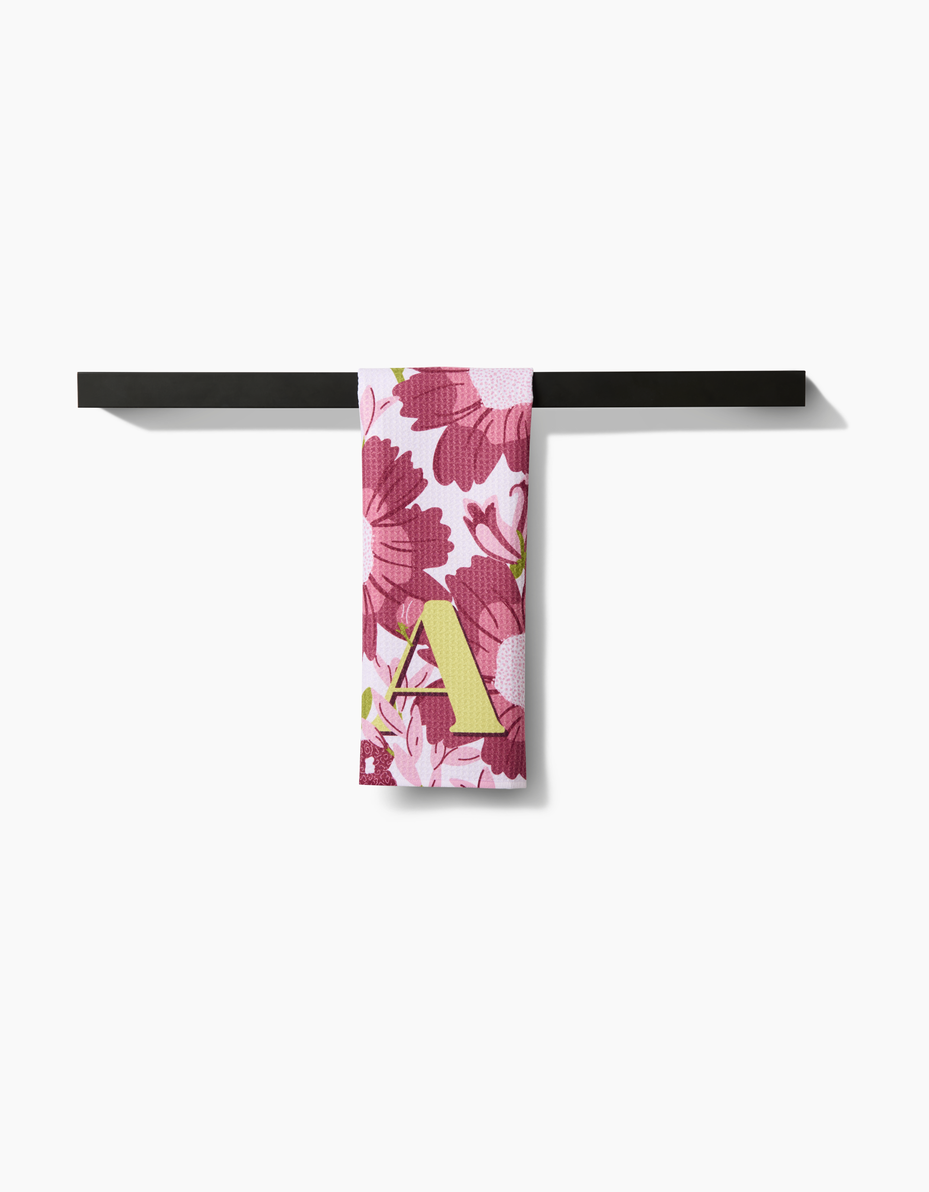 Geometry - Wholesale Tea Towel - Geometry Monogram Floral Bar Towel4