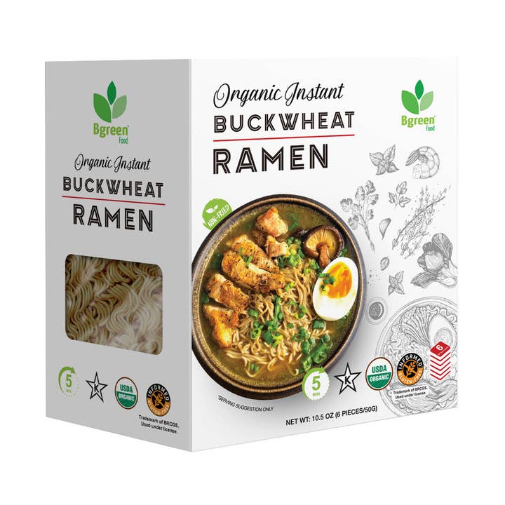Big Green Organic Food - Wholesale Pasta - Organic Instant Buckwheat Ramen0