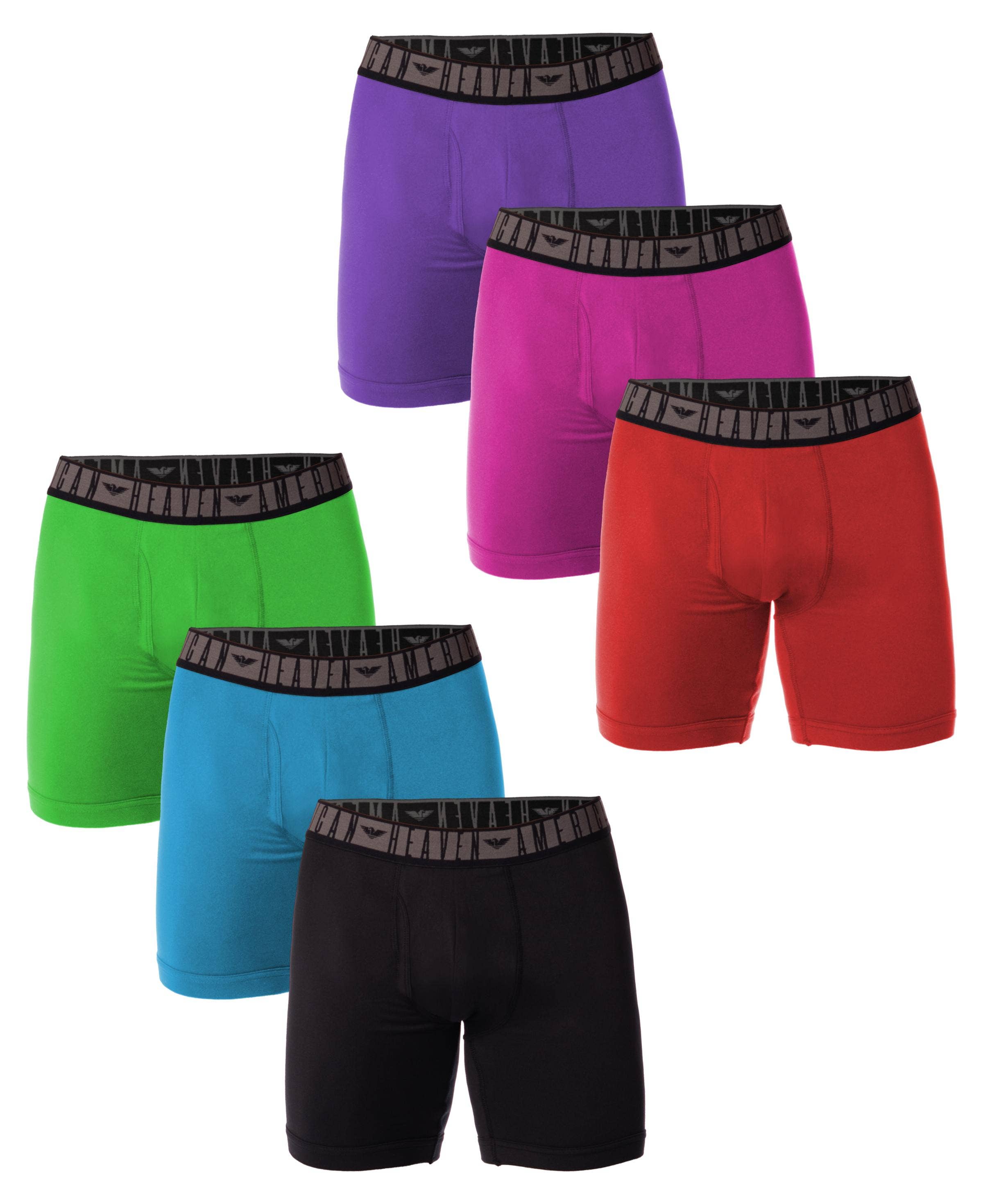 I-Wear Brands - Wholesale Underwear - Men's - 6 Pack Men's Ultra Soft Flex Fitted Boxer Brief2