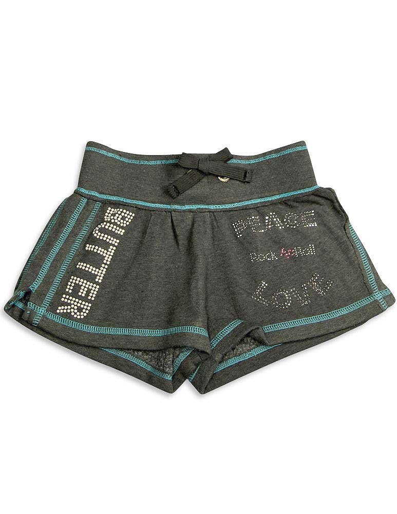 Eastern Off Price - Wholesale Shorts - Kids - Butter Super Soft Screen Print and Embellished Sweat Shorts0