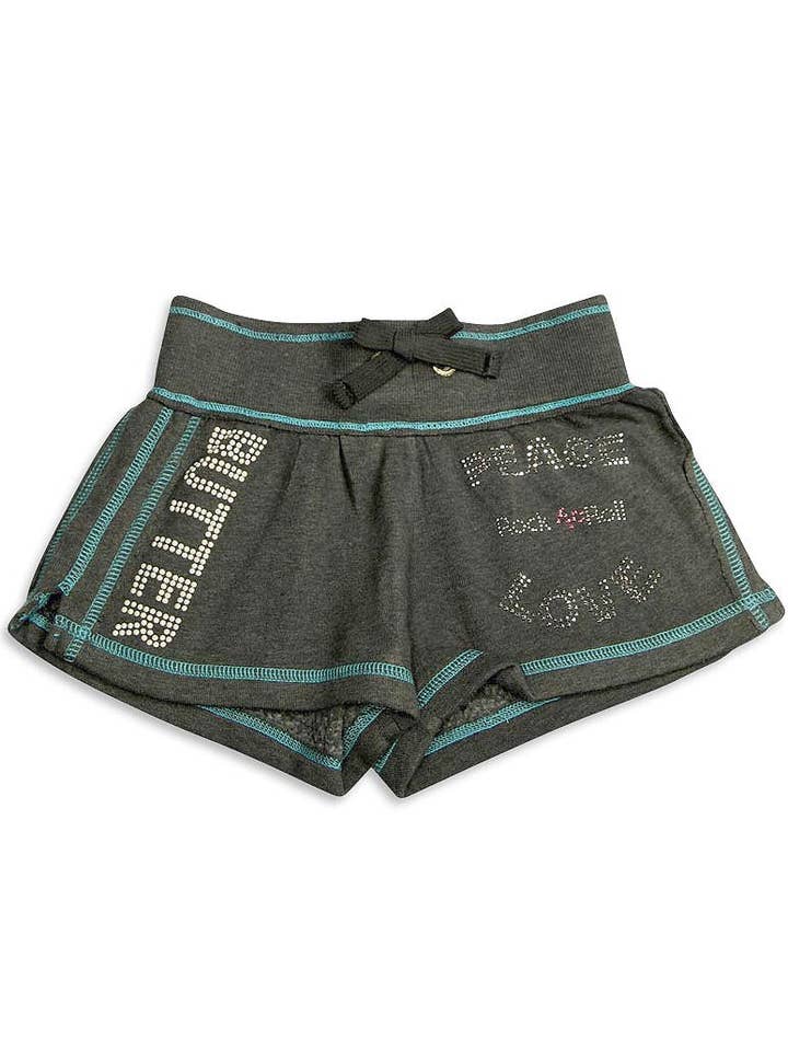 Eastern Off Price - Wholesale Shorts - Kids - Butter Super Soft Screen Print and Embellished Sweat Shorts