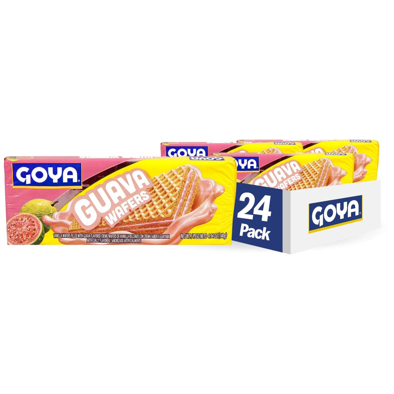 L&F Universal Goods - Wholesale Cookie - GOYA Guava Wafers 24/4.94OZ0