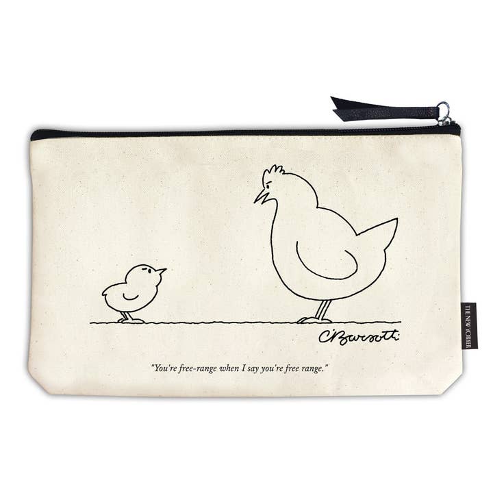 Free Range - New Yorker Canvas Zipper Pouch/Bag for wholesale by Nelson Line