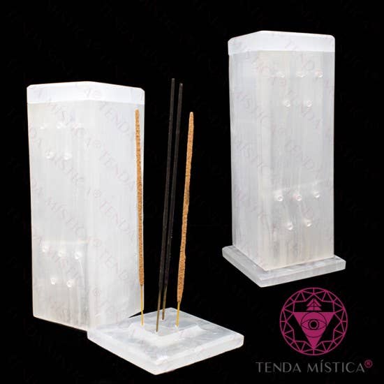 Tenda Mística – Großhandel Räucherstäbchenhalter – Selenit Räucherturm