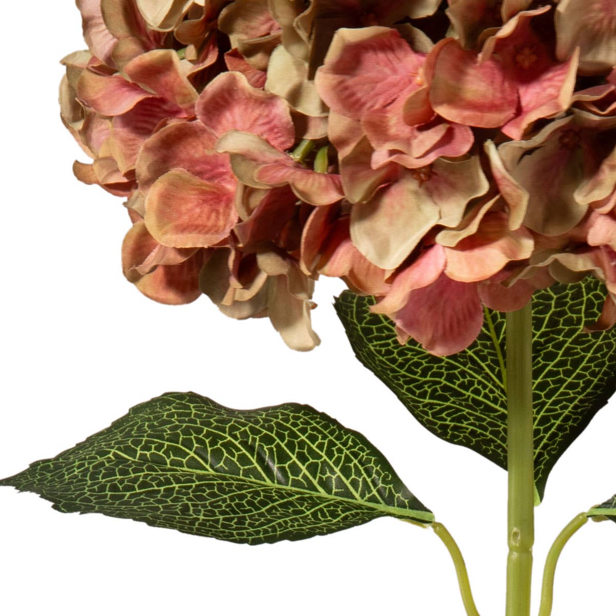 Eleganza Floral - Wholesale Artificial Flowers - Large Head Hydrangea Two Tone Green/Pink2