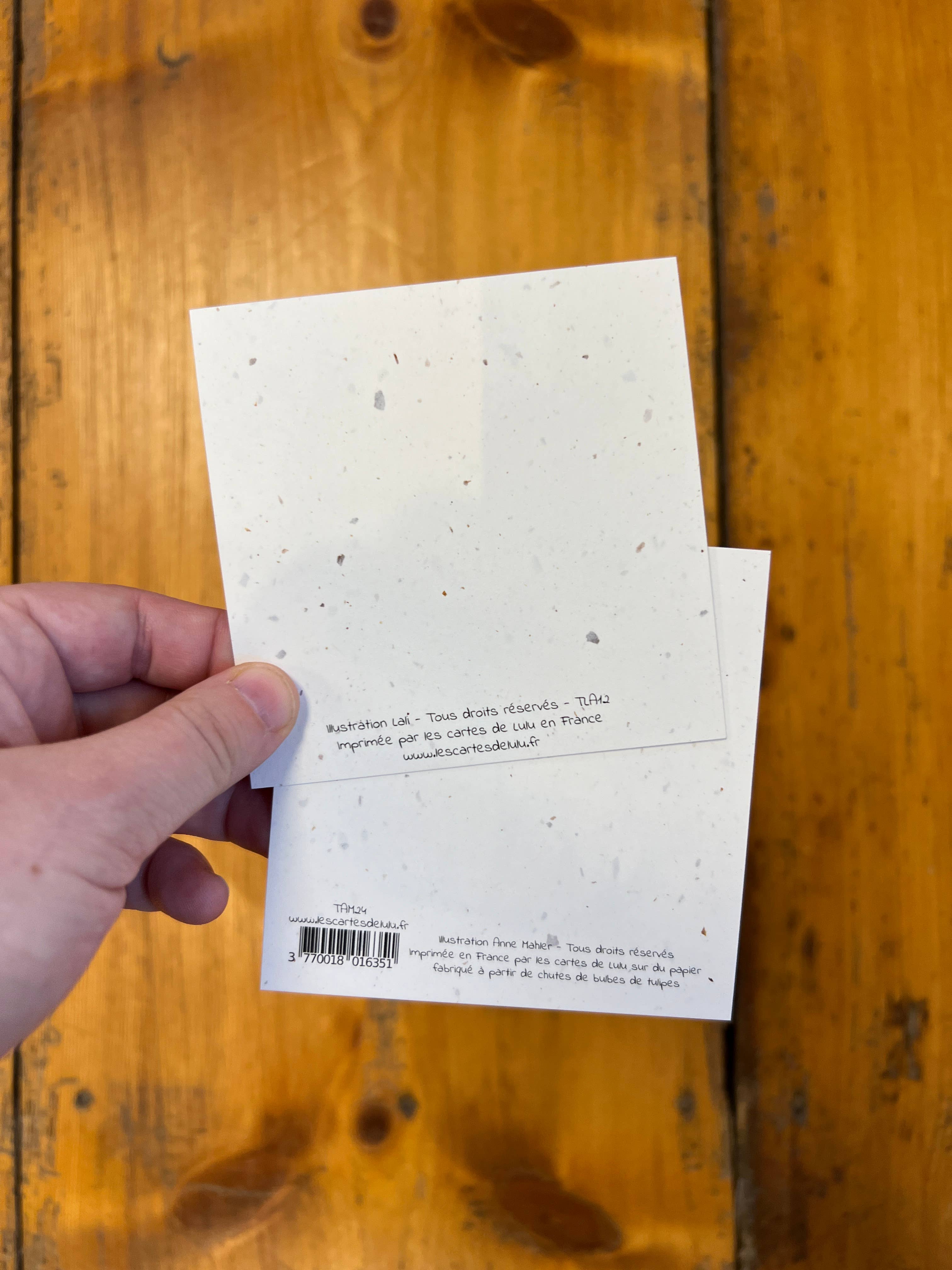 Les cartes de Lulu – wholesale Love card – 3 x 5 small traditional square love cards1