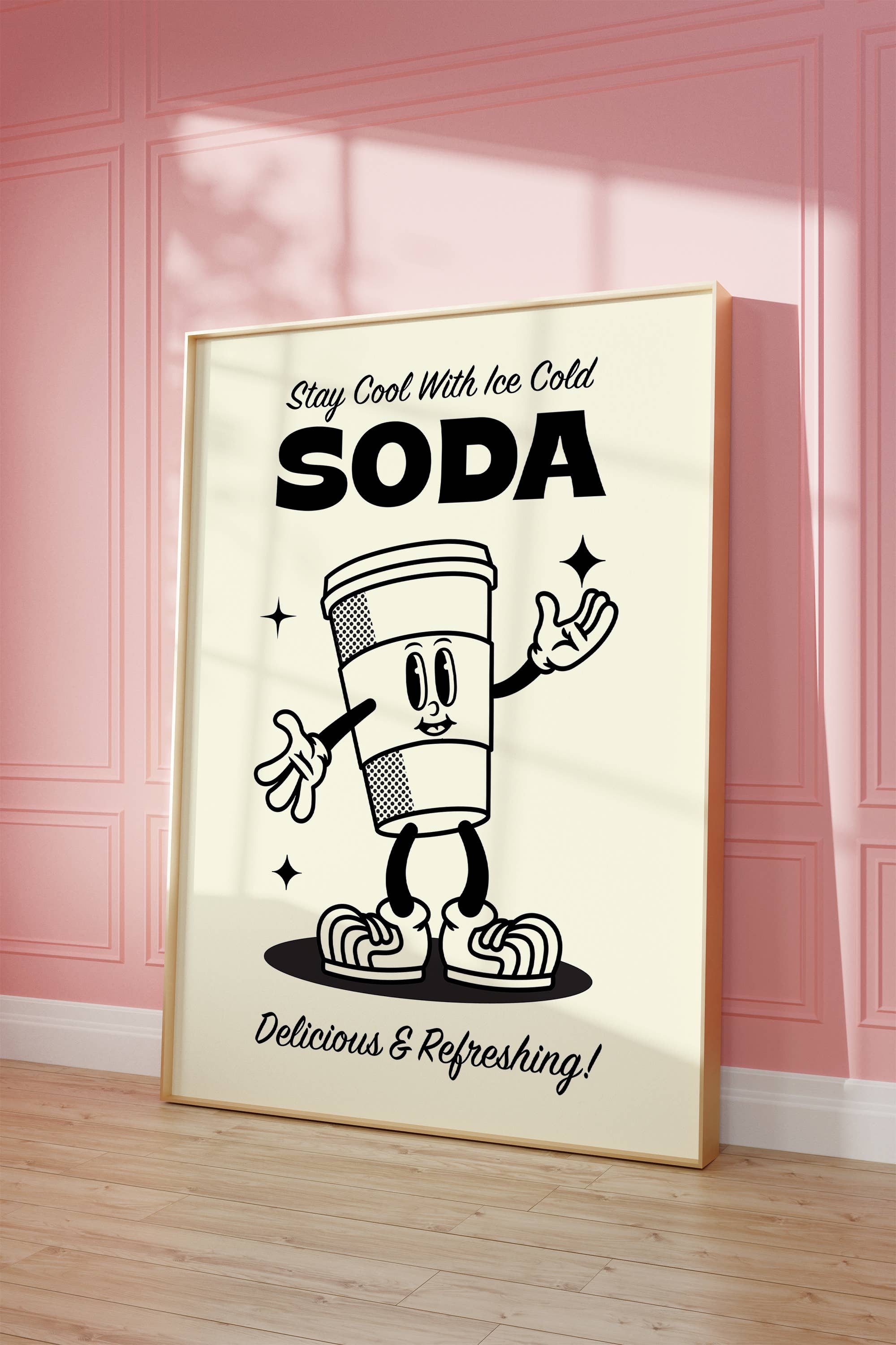 Poppermost Prints - Wholesale Art Print - Ice Cold Soda Retro Art Print2