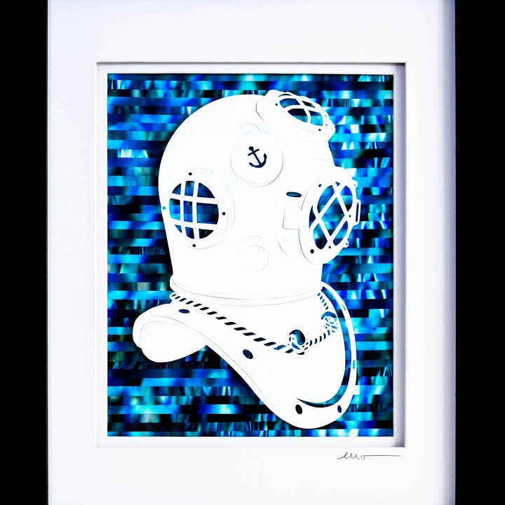 Diving Mask for wholesale by Hull Street Studio