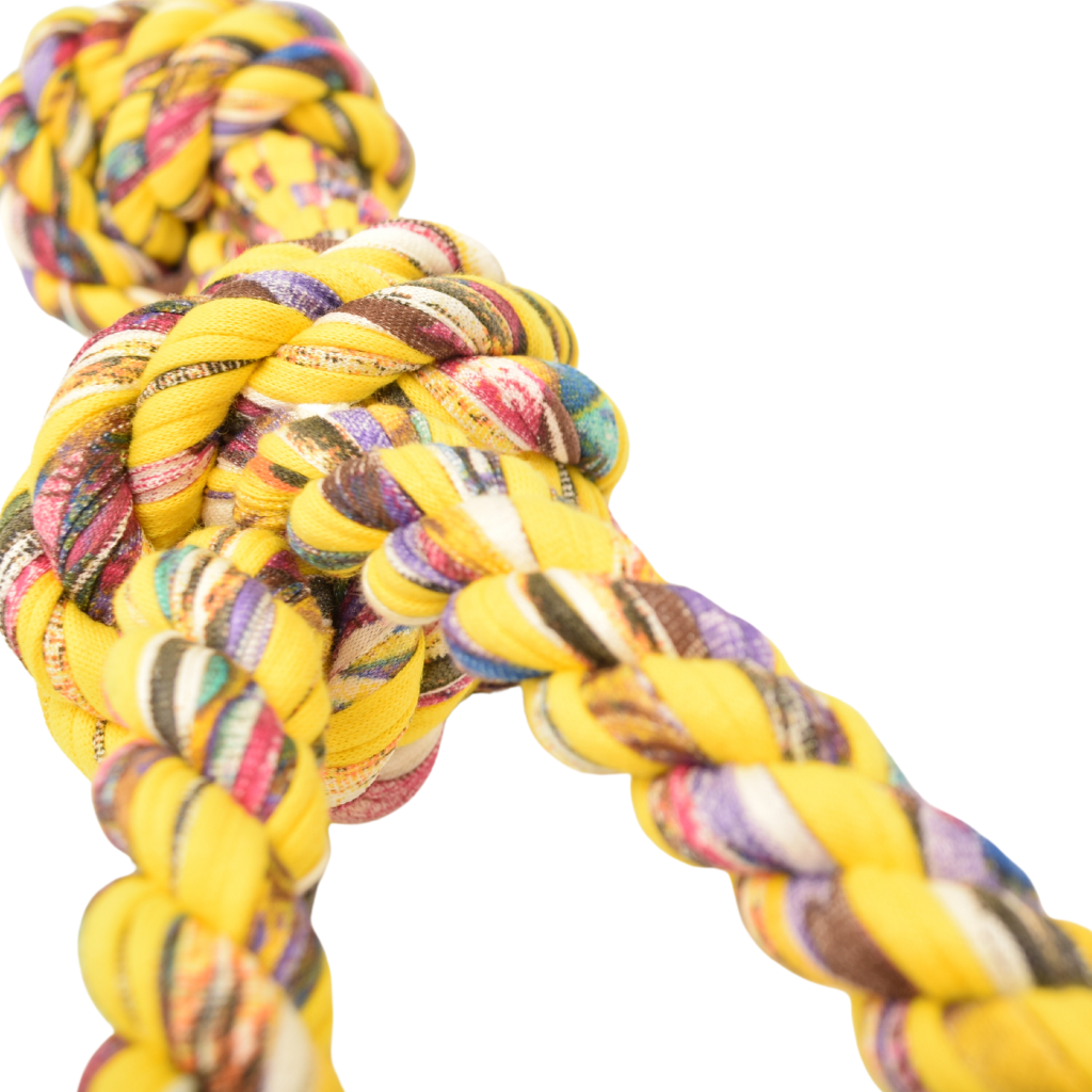 Shreds + rerope - Vendita all'ingrosso Giocattolo di corda - Cani - ReRope - Giocattolo per cani ad anello riciclato, 3 misure (assortimento da 10 pezzi)4