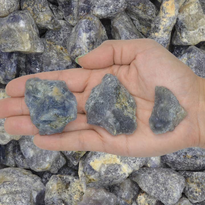 Fantasia Mining - Wholesale Spiritual Stone/Crystal - Rough Iolite - India - Raw Natural Stones (1 lb)