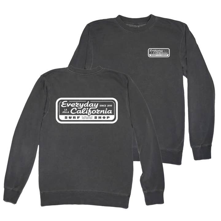 Everyday California - Wholesale Sweatshirt - Unisex - Surf Shop Crewneck - Everyday California Graphic Logo Crew