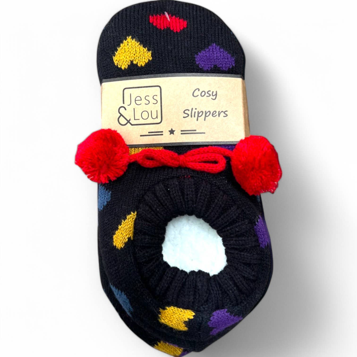 Jess & Lou – Engroshandel Sokkehjemmesko – Kvinder – Super hyggelige hjemmesko | Hjerter og prikker2