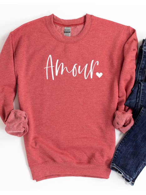 Moletom Amour por atacado de Wildberry Waves