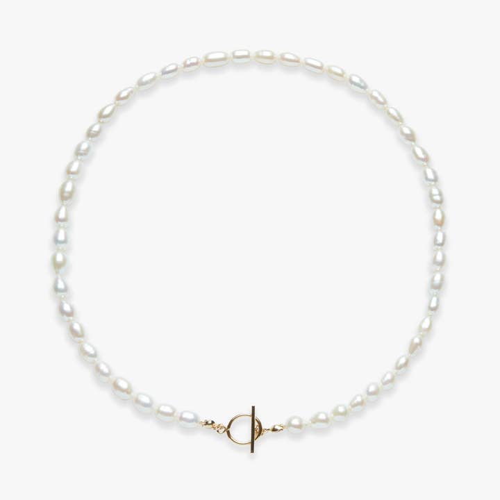 Collana di perle Rêve full large riempita d'oro per la vendita all'ingrosso da parte di Koi Atelier