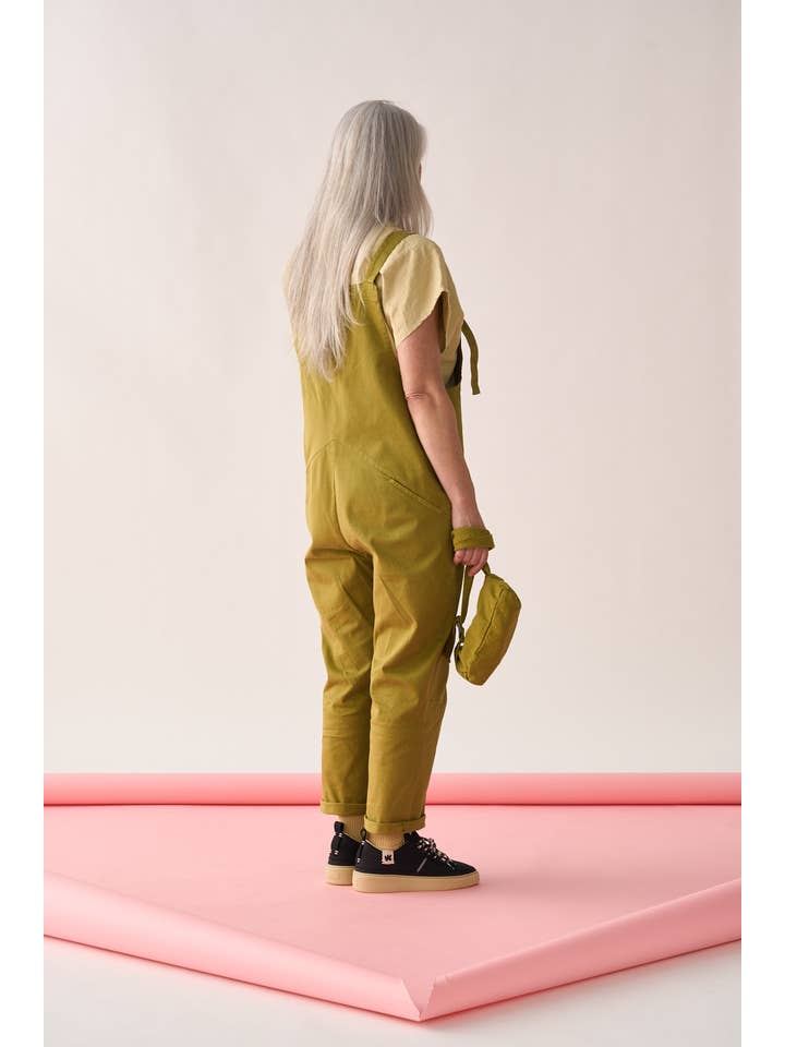 Pitagora - Wholesale Overalls - Women's - Pistachio Bib3