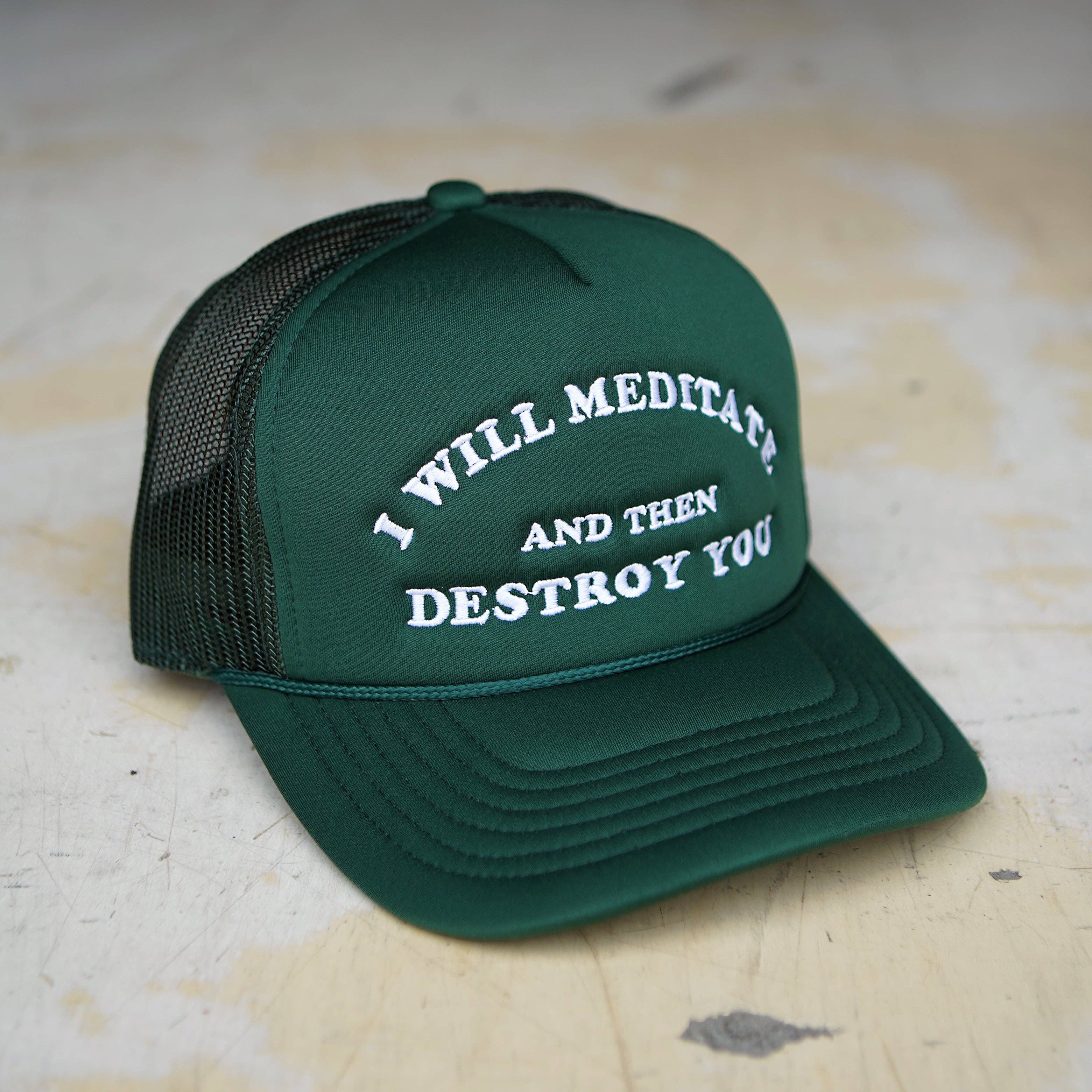 Stuntin Goods - Wholesale Trucker Hat - Unisex - Yoga Flame Foam Trucker Hat8