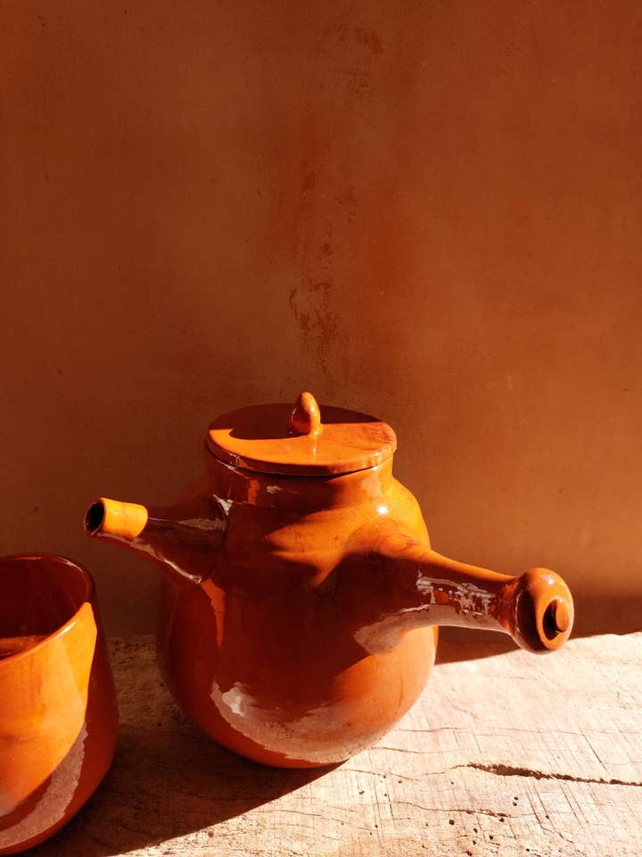 Cafeteiras e bules naturais nº 5 por atacado de Cerámica Roca Caus