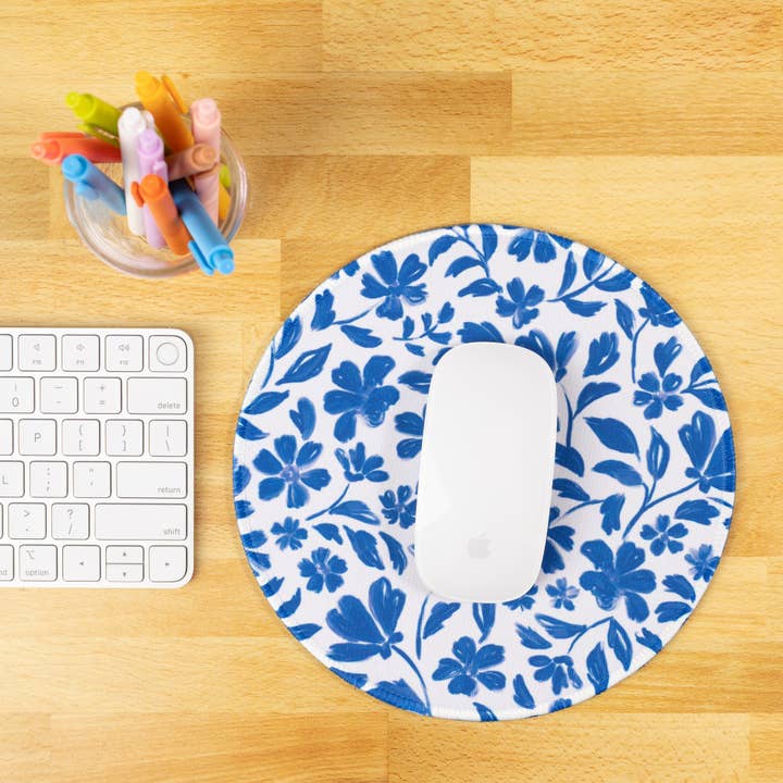 Porcelain Floral Mousepad for wholesale by Elyse Breanne Design