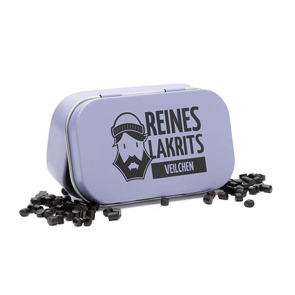 LASSE LAKRITS - natürlich lecker - Wholesale Licorice - Can of Pure Lacrits Violet3