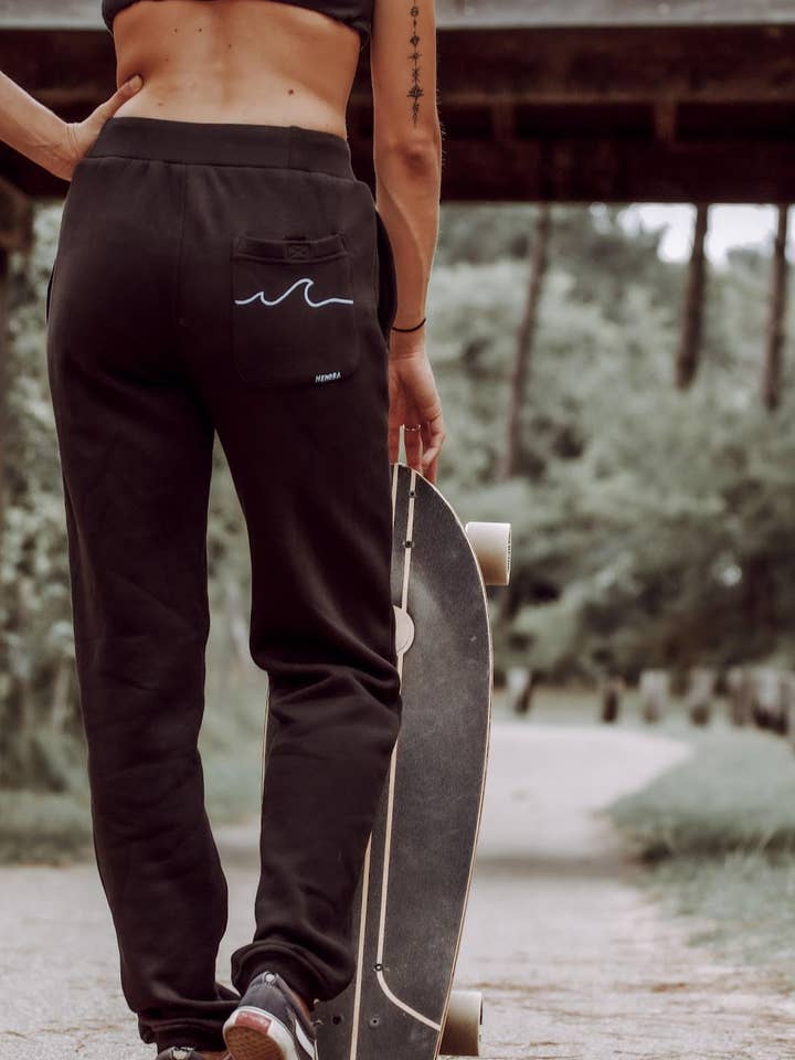 WAVE ZWARTE BROEK voor wholesale door HENORA