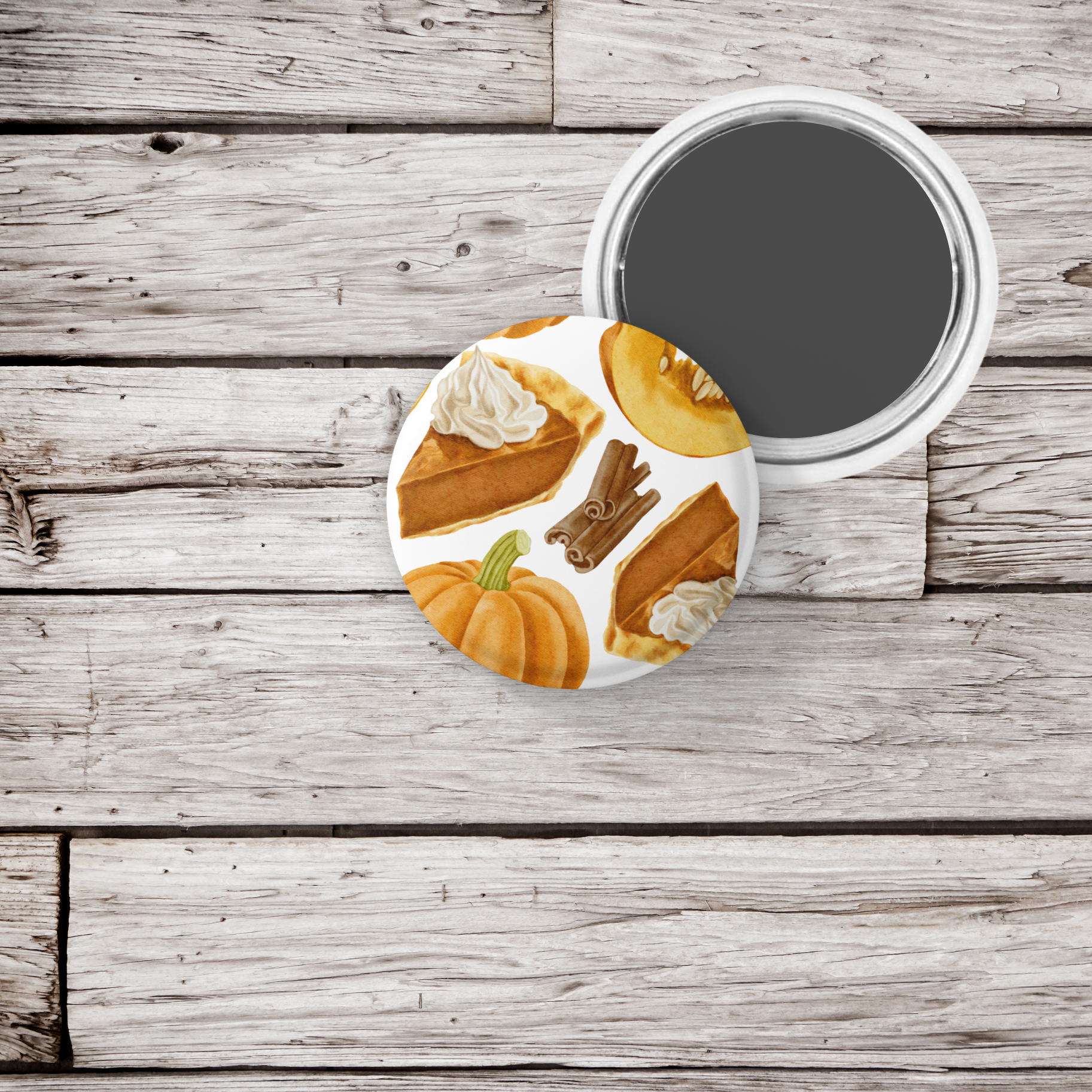 NatureCuts – wholesale Lapel pin/button – Pumpkin Pin Button, Pumpkin Pie Keychain, Pumpkin Pie Magnet4