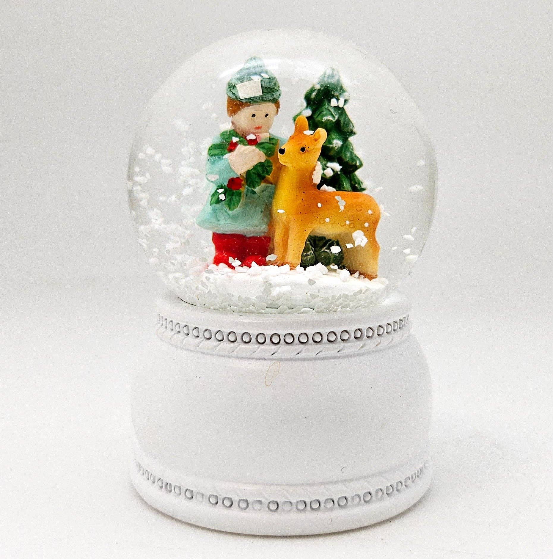 Schneekugelhaus - Wholesale Snow Globe - Sweet Mini Snow Globes Winter & Christmas, Fawn6
