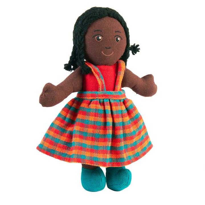 Lanka Kade (UK) Ltd – wholesale Doll – Kids – Rag doll - girl with black skin and black hair