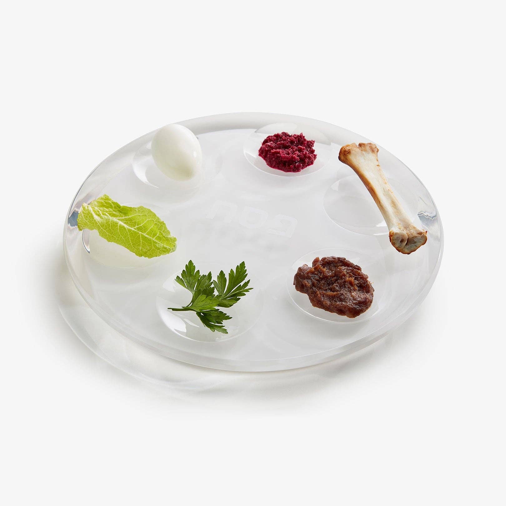 Apeloig Collection - Wholesale Dinner Plate - Passover Plate White1