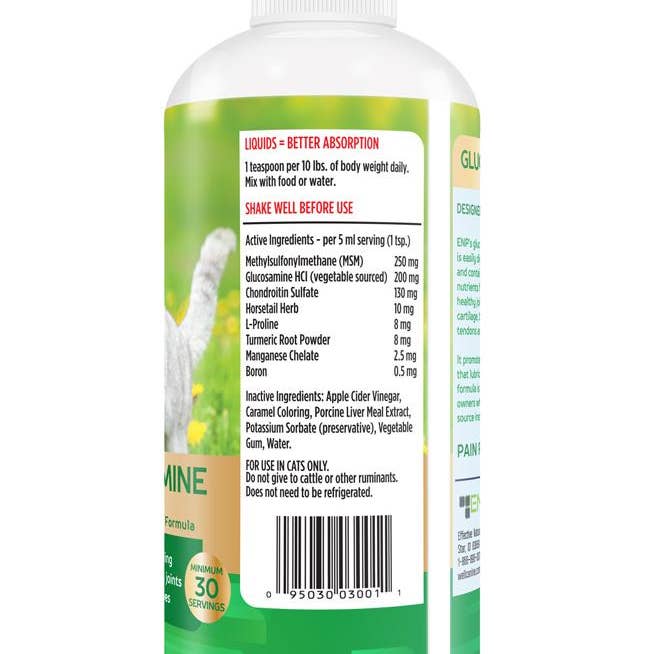 Effective Natural Products - Wholesale Pet Supplement - Cat - Cat Glucosamine - 5oz1