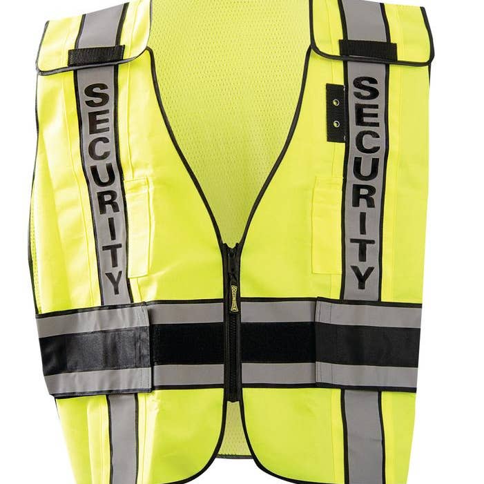 Gilet, Deluxe, Sécurité publique DOR « Security », Classe 2 pour la vente par Hyperkewl / Miracool Occunomix