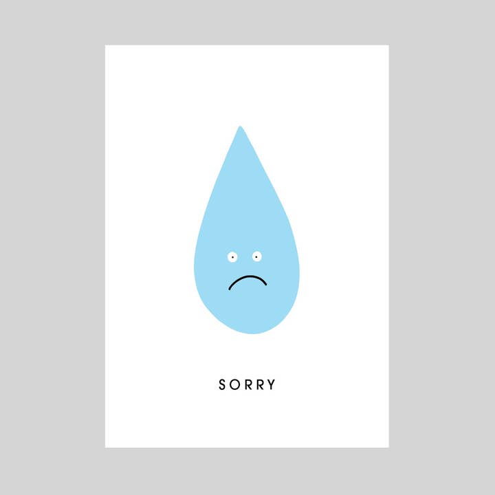 Carte désolée pour la vente par STUDIO TODD