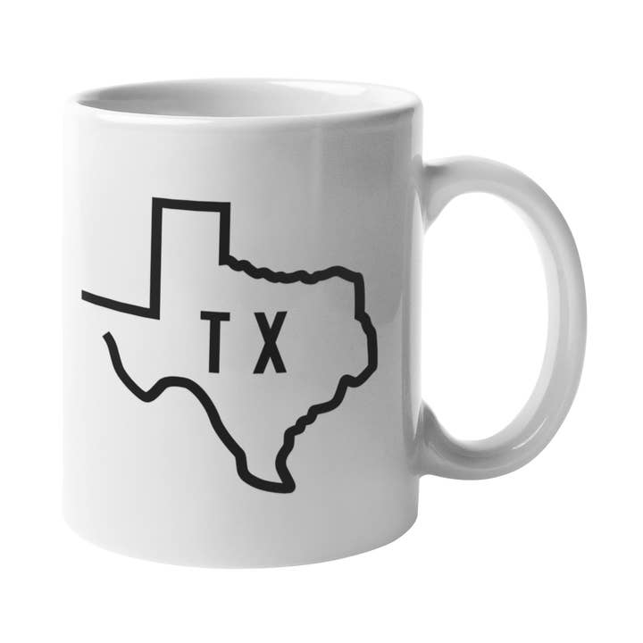 TX State Mug for wholesale by Made in Texas Co.
